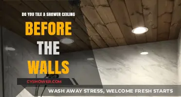 Tiling Shower Ceilings First: Smart Strategy or Costly Mistake?