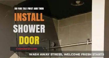Tiling First or Shower Door Installation: Which Step Comes First?