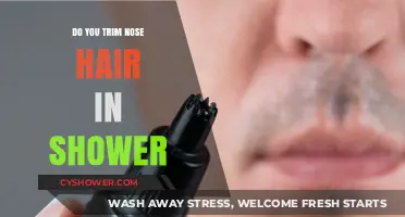 Shower Grooming Tips: Should You Trim Nose Hair in the Shower?