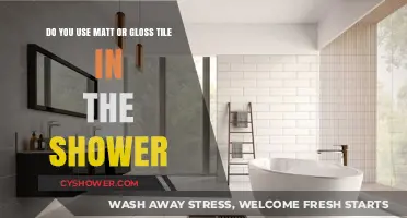 Matt vs. Gloss Tiles: Which Finish is Best for Your Shower?