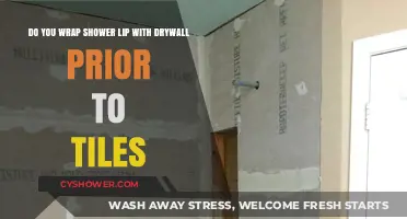 Should You Wrap Shower Lip with Drywall Before Tiling?
