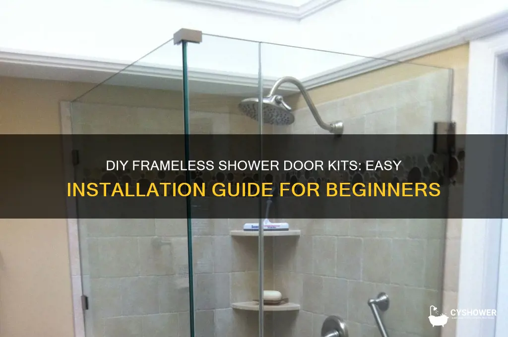do yourself frameless shower door kits