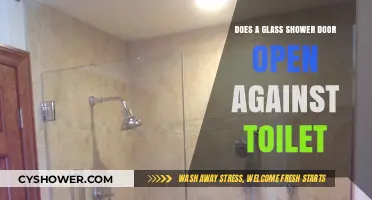 Glass Shower Door Placement: Avoiding Toilet Obstructions in Bathroom Design