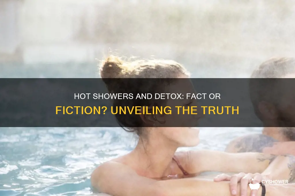 does a hot shower remove toxins