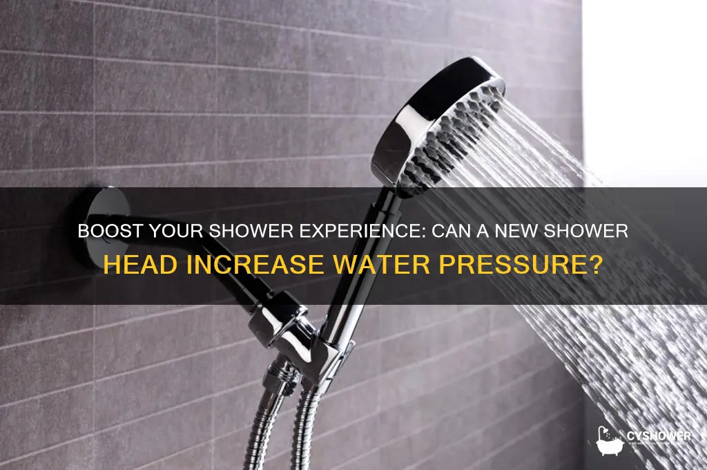 does a new shower head improve water pressure