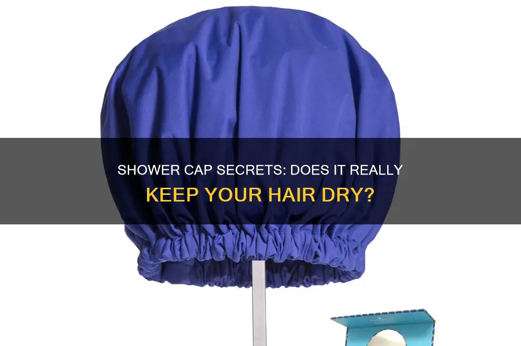 does a shower cap keep your hair dry