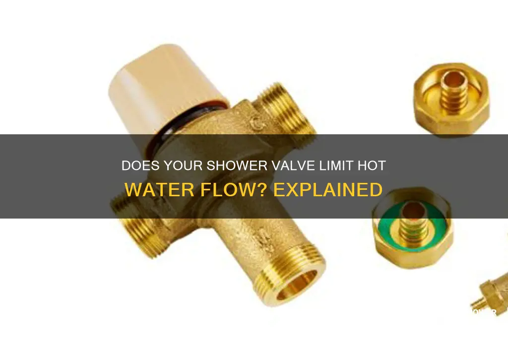 does a shower control valve restrict hot water