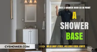 Shower Door Placement: Should It Go in Front of the Base?