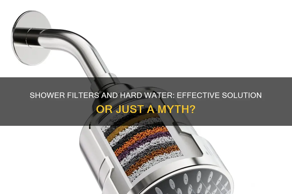 does a shower filter help with hard water