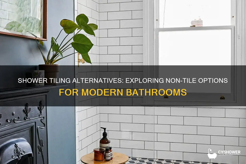 does a shower have to be tiled