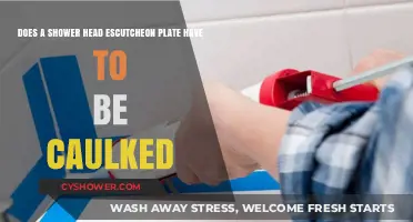 Should You Caulk Your Shower Head Escutcheon Plate? A Guide