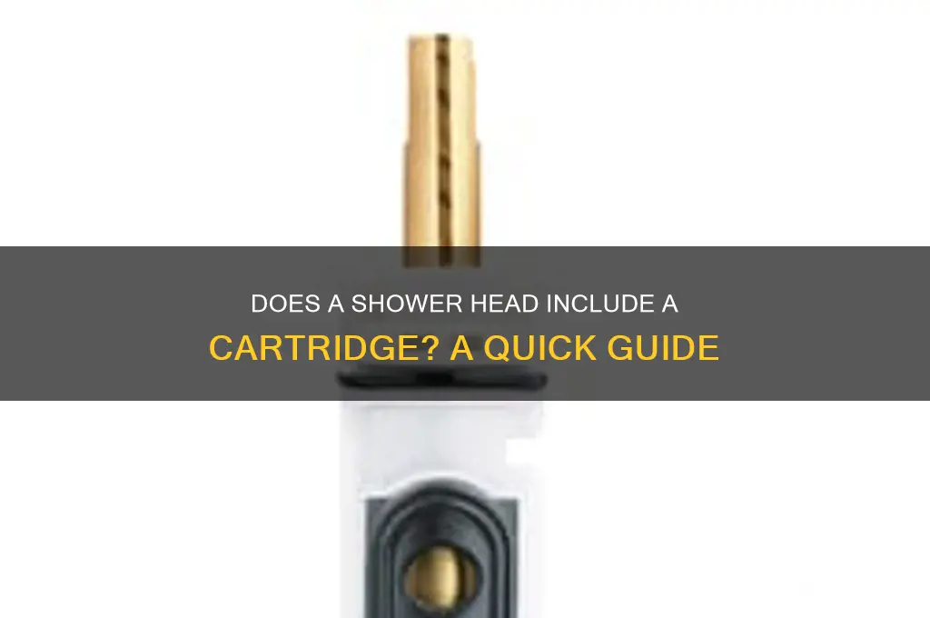 does a shower head include a cartridge