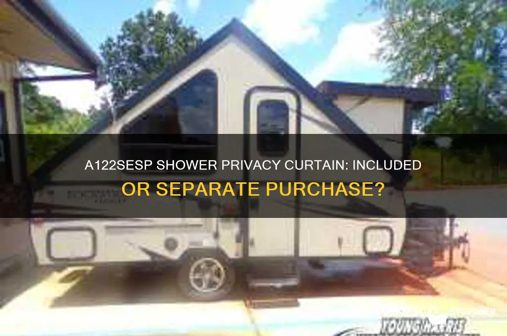 does a122sesp come with shower privacy curtain
