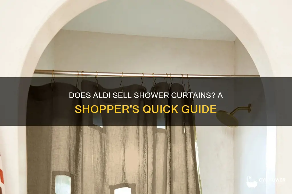 does aldi sell shower curtains
