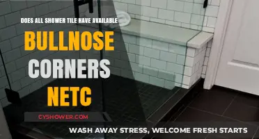 Do All Shower Tiles Offer Bullnose Corners and Other Edge Options?