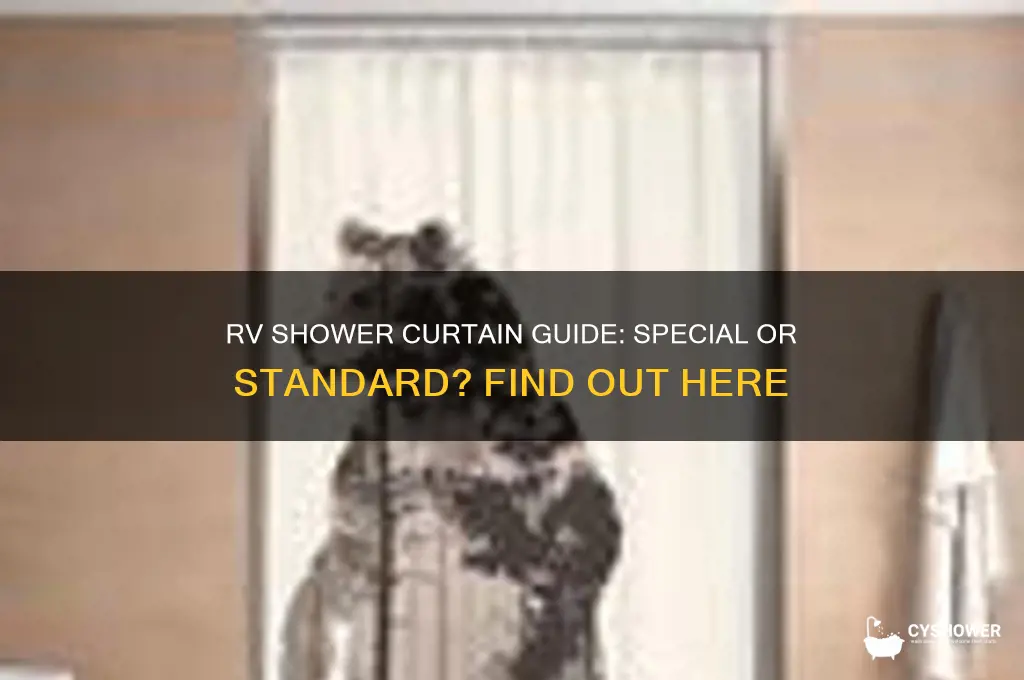 does an rv need a special shower curtain