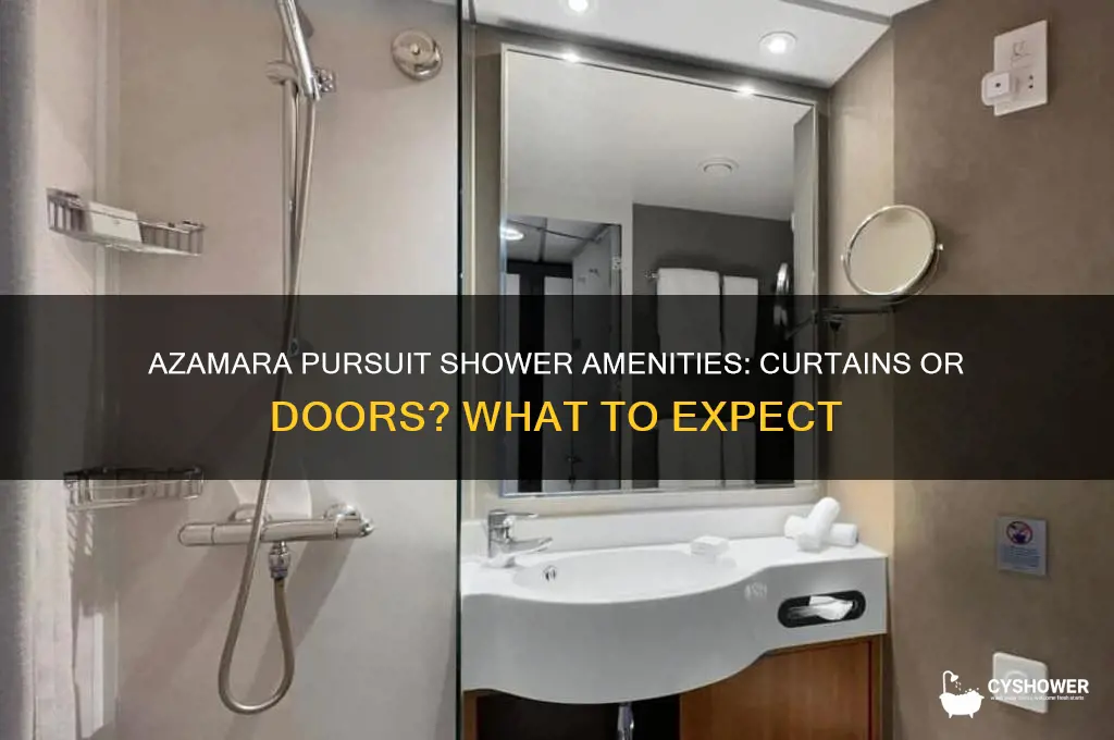 does azamara pursuit have shower curtains