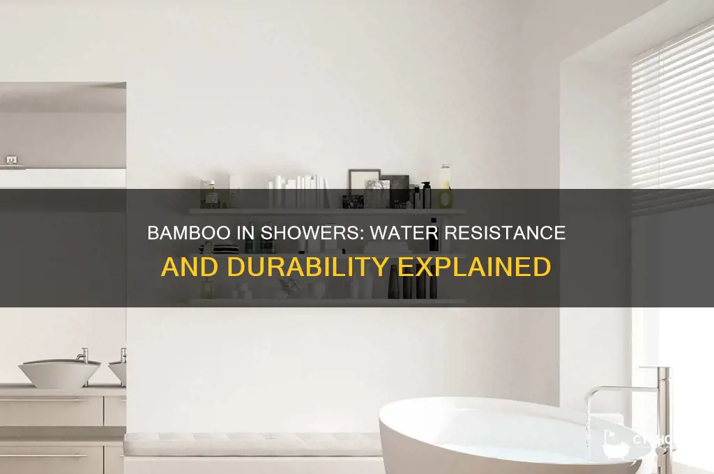 does bamboo hold up to water in bathroom shower