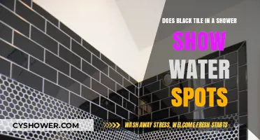 Black Shower Tiles: Water Spot Visibility and Maintenance Tips