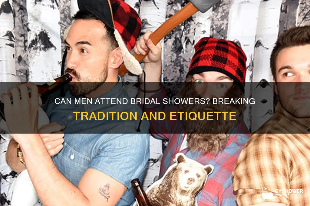 does bridal shower include men