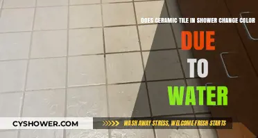 Can Shower Water Cause Ceramic Tiles to Change Color?