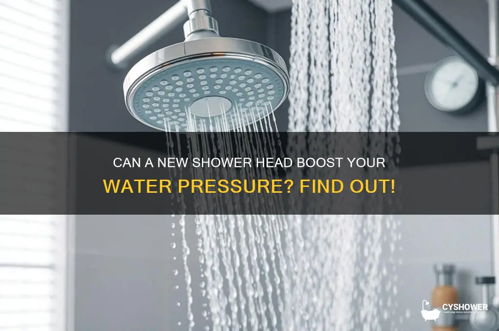 does changing shower head change water pressure