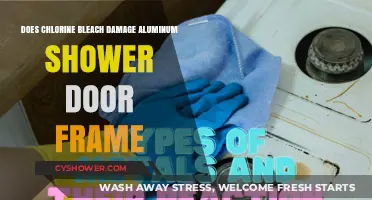 Chlorine Bleach and Aluminum Shower Door Frames: Potential Damage Explained