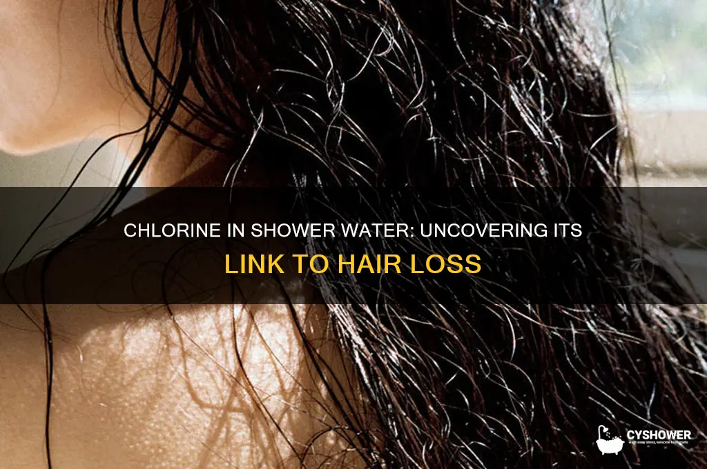 does chlorine in shower water cause hair loss
