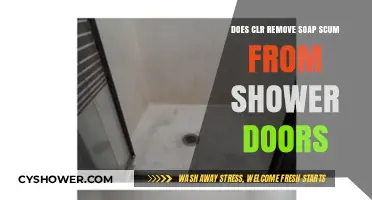 CLR's Power: Eliminating Soap Scum from Shower Doors Effectively