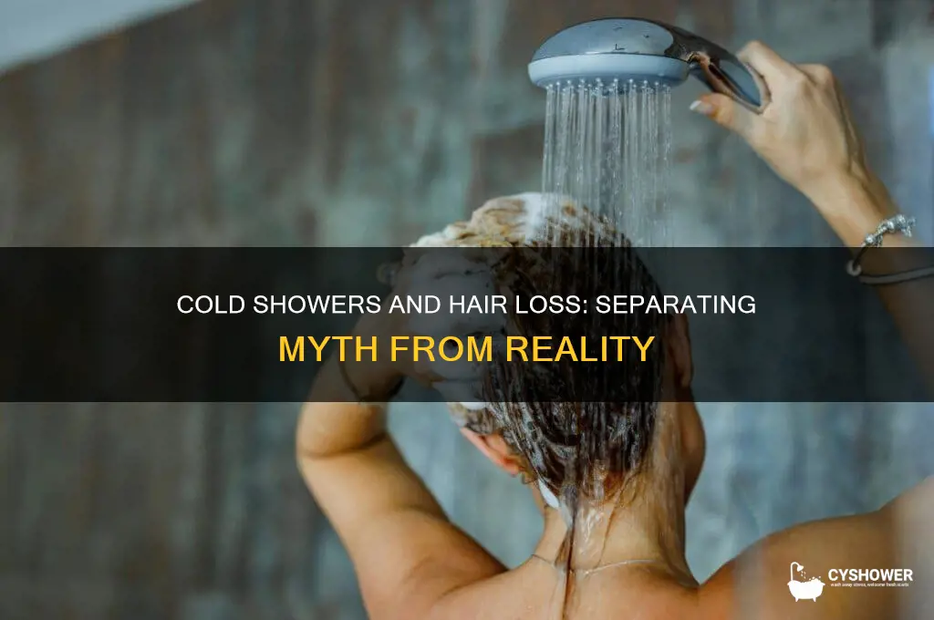 does cold shower cause hair loss