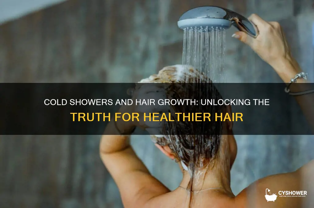 does cold shower help hair growth