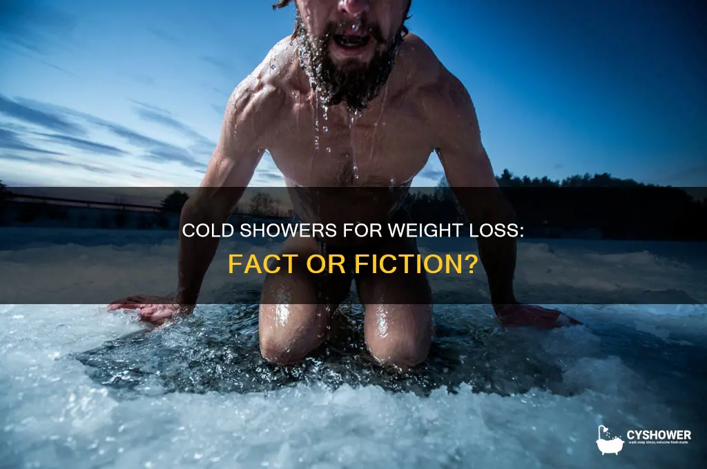does cold water shower help in weight loss
