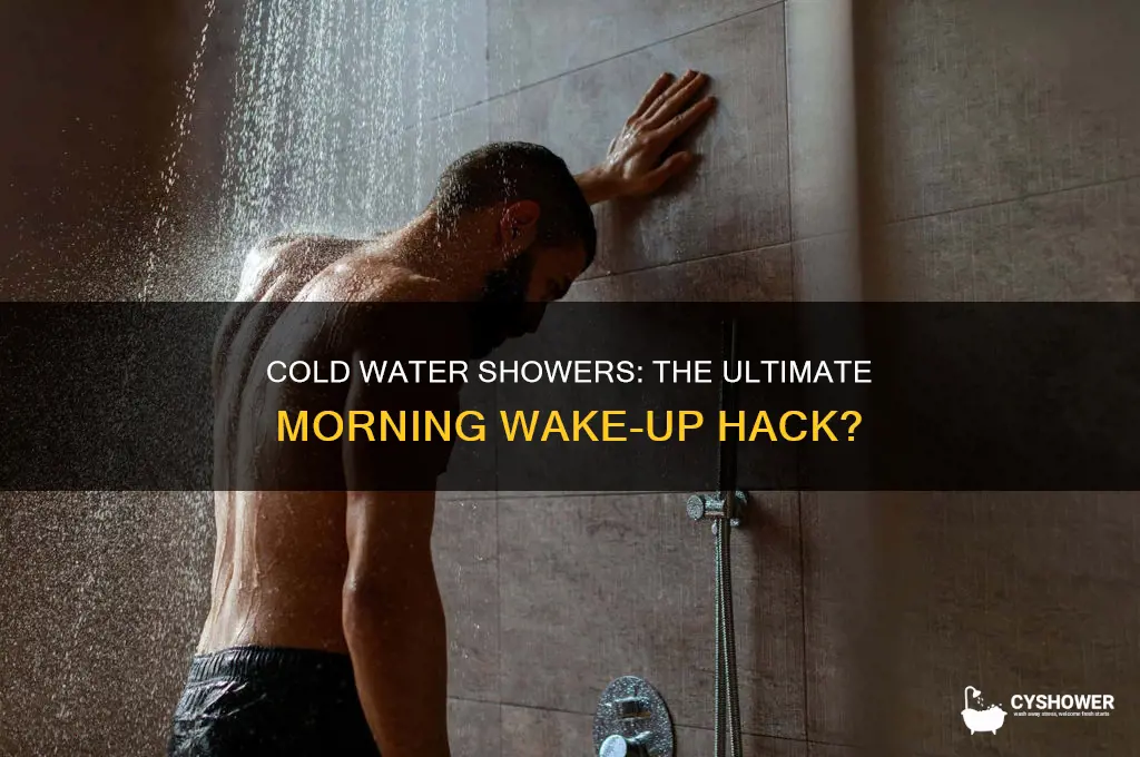 does cold water shower wake you up