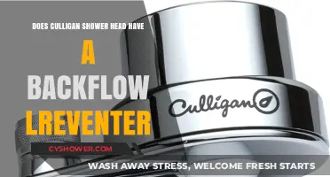 Culligan Shower Head: Does It Include a Backflow Preventer?