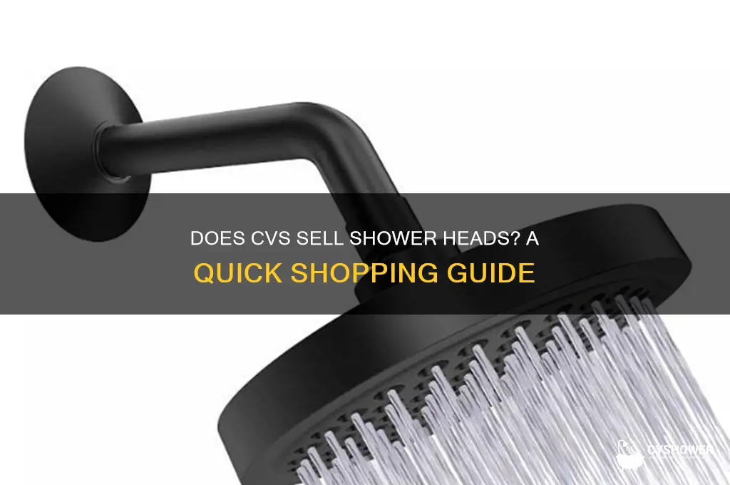 does cvs have shower heads
