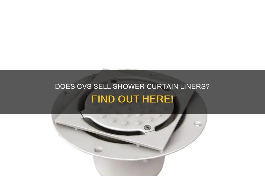 does cvs sell shower curtain liners
