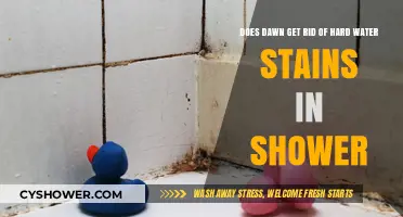 Does Dawn Dish Soap Remove Hard Water Stains in Showers?