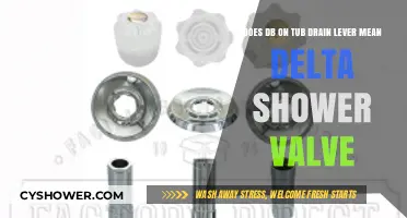DB on Tub Drain Lever: Delta Shower Valve Connection Explained