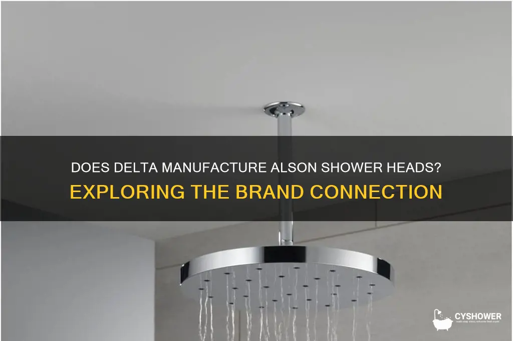 does delta make alson shower heads