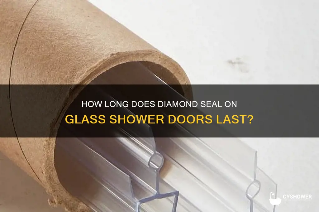 does diamond seal on glass shower door last