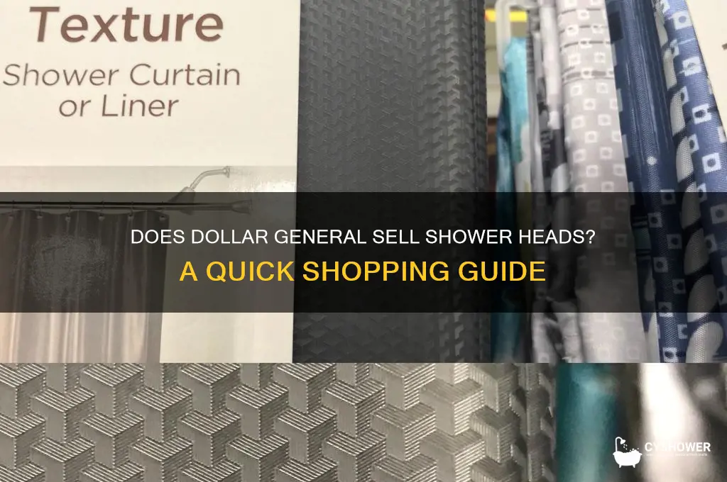 does dollar general carry shower heads
