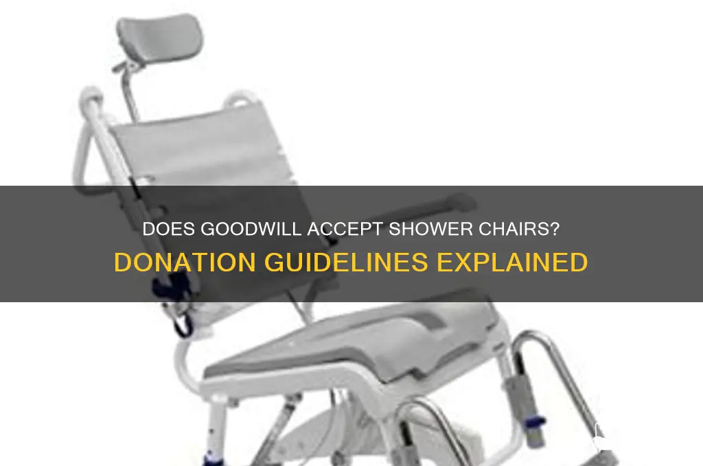 does goodwill take shower chairs
