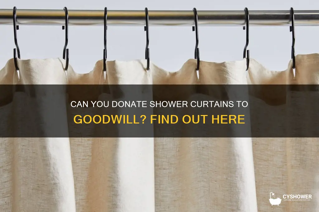 does goodwill take shower curtains