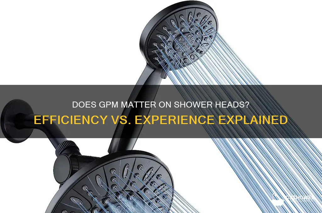does gpm matter on shower head