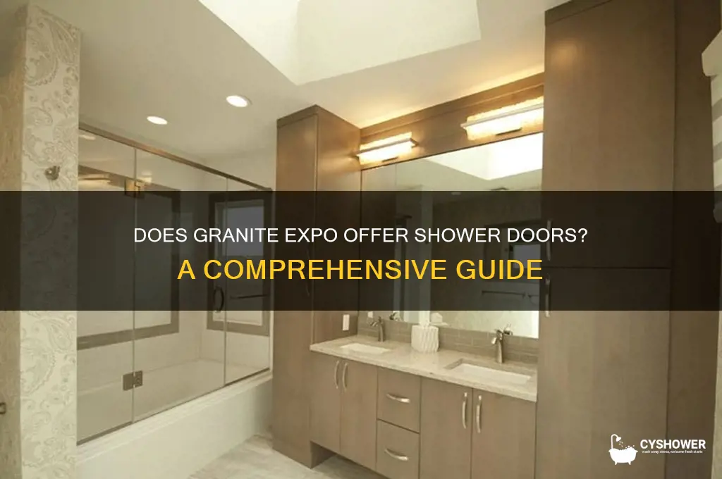 does granite expo have shower doors
