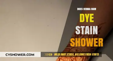 Henna Hair Dye: Shower Stain Concerns and Prevention Tips