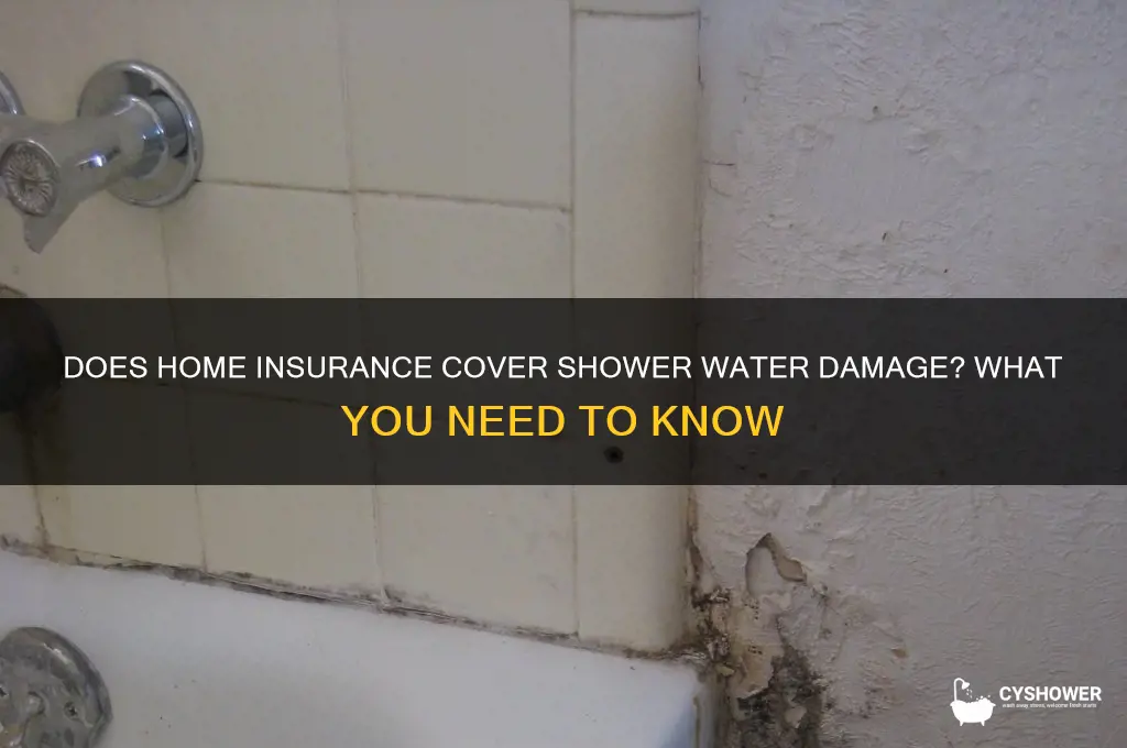 does home insurance cover water damage from shower