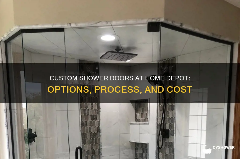 does homedepot do custom shower doors
