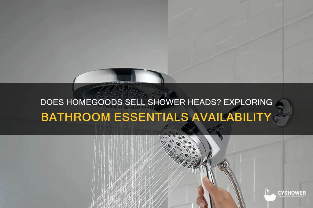 does homegoods have shower heads