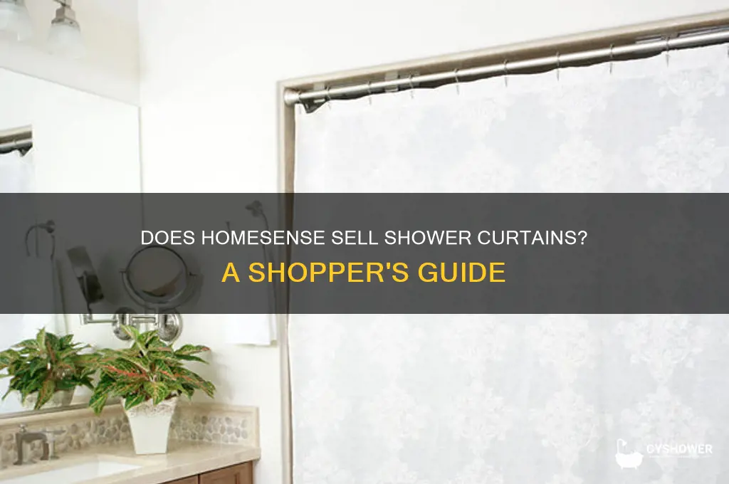 does homesense sell shower curtains